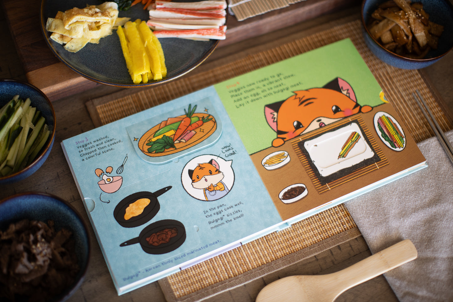 Let's Make Kimbap!: with Yuli Book